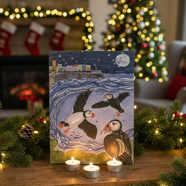 12 Days of Christmas Advent Calendar - Puffins - Distinctly Living