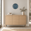 12" Mulberry Wall Clock Midnight Blue - Distinctly Living