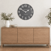 20" Arabic Wall Clock Dolphin - Distinctly Living