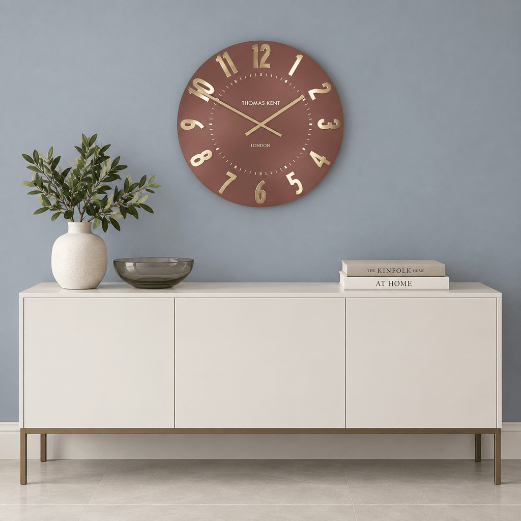 20" Mulberry Wall Clock Auburn - Distinctly Living