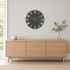 20" Mulberry Wall Clock Graphite Silver - Distinctly Living