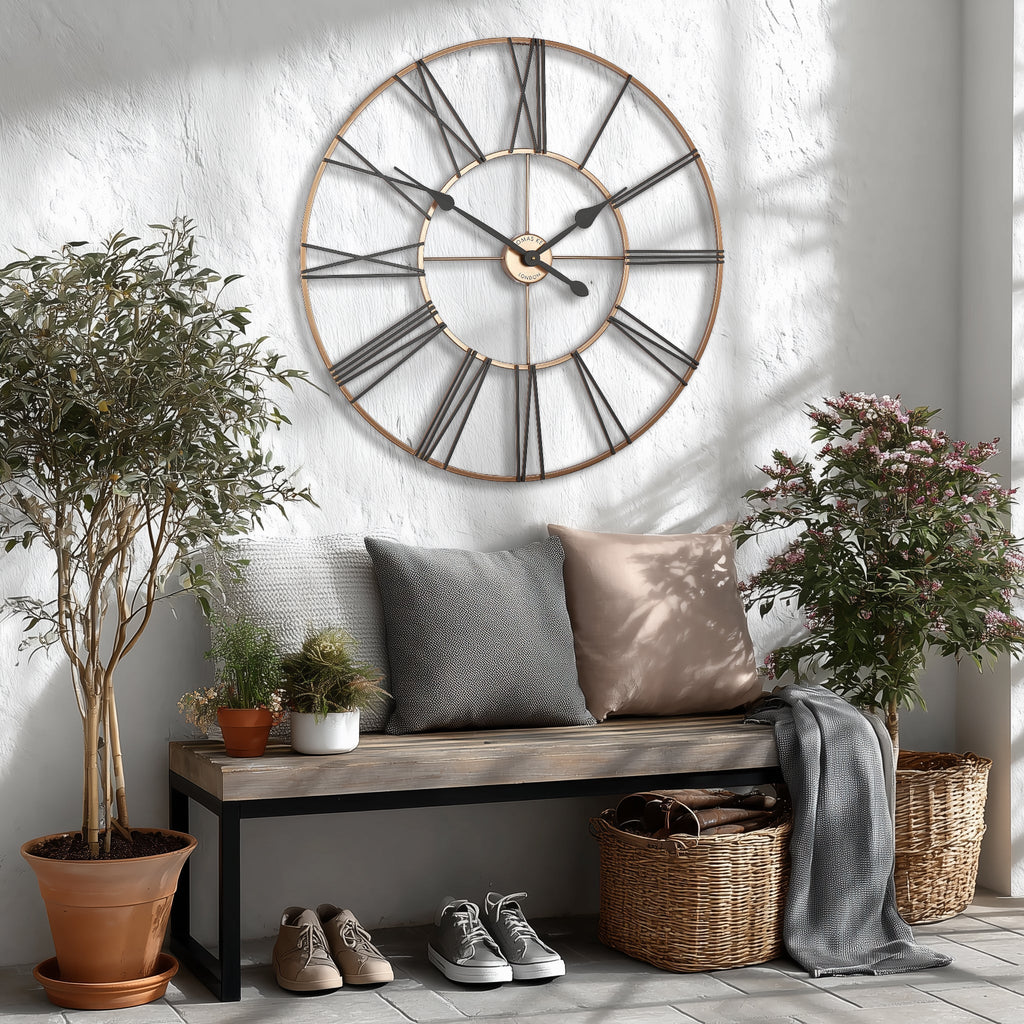 32" Summerhouse Wall Clock in Copper - Distinctly Living