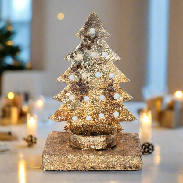Decorative Christmas tree figure on a white background