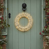 40cm Shimmer and Shine LED Wreath - Silver - Distinctly Living