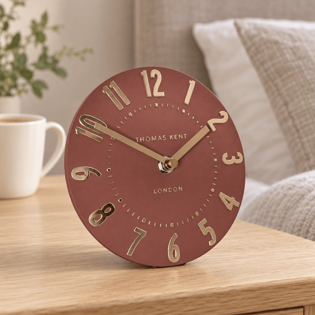 6" Mulberry Mantel Clock Auburn - Distinctly Living