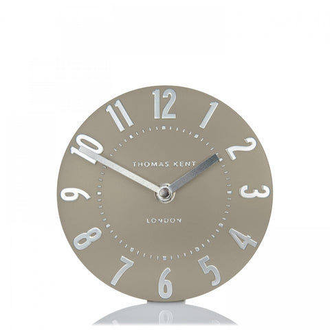 6" Mulberry Mantel Clock Mocha - Distinctly Living