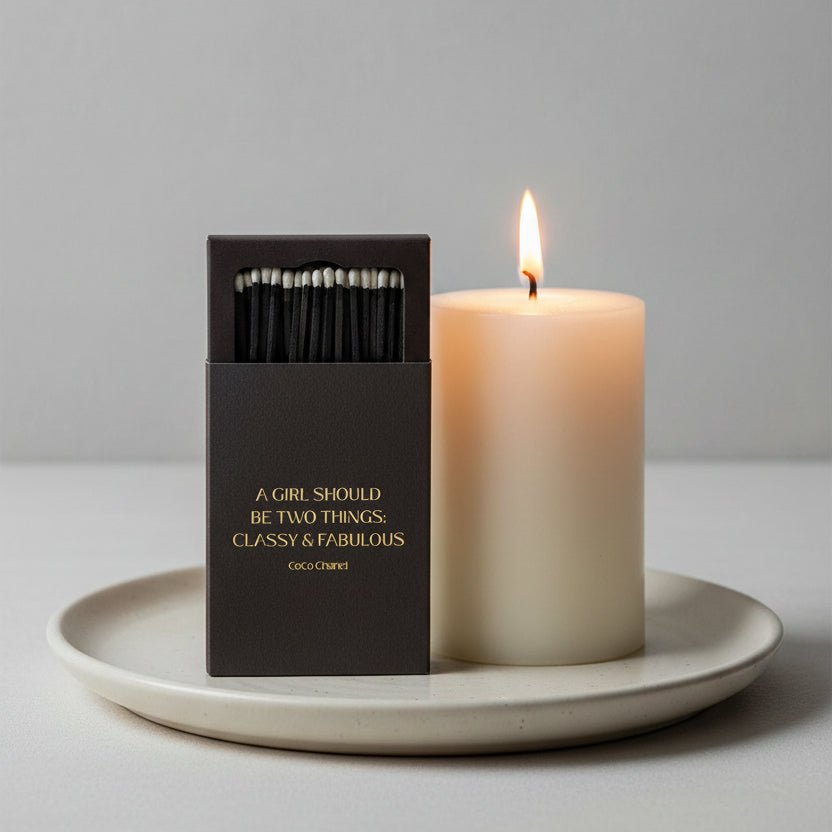 A Girl Should be Two Things - Coco Chanel - Matches - Distinctly Living