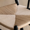 A Pair of Morris Woven Bar Stools - Natural or Black - Distinctly Living