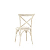 A Set of Two Paris Bistro Chairs With Canvas Seat - Beach White, Slate or Natural - Distinctly Living