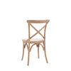 A Set of Two Paris Bistro Chairs With Canvas Seat - Beach White, Slate or Natural - Distinctly Living