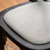 A Set of Two Paris Bistro Chairs With Canvas Seat - Beach White, Slate or Natural - Distinctly Living