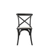 A Set of Two Paris Bistro Chairs With Canvas Seat - Beach White, Slate or Natural - Distinctly Living