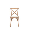 A Set of Two Paris Bistro Chairs With Canvas Seat - Beach White, Slate or Natural - Distinctly Living