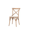 A Set of Two Paris Bistro Chairs With Canvas Seat - Beach White, Slate or Natural - Distinctly Living