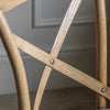 A Set of Two Paris Bistro Chairs With Woven Ratan Seats - Natural - Distinctly Living