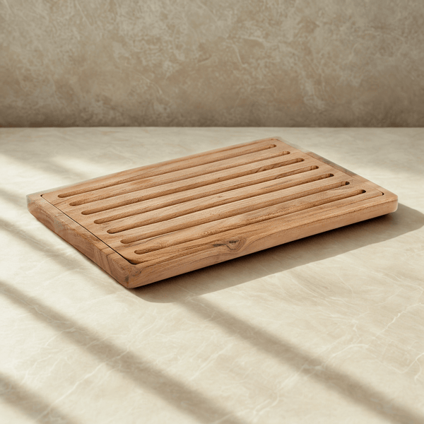 Acacia Kitchen - Breadboard with Crumb Catcher - Distinctly Living
