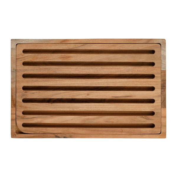 Acacia Kitchen - Breadboard with Crumb Catcher - Distinctly Living