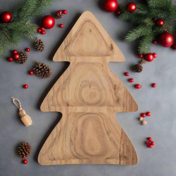 Acacia Kitchen - Christmas Tree Serving Platter - Distinctly Living