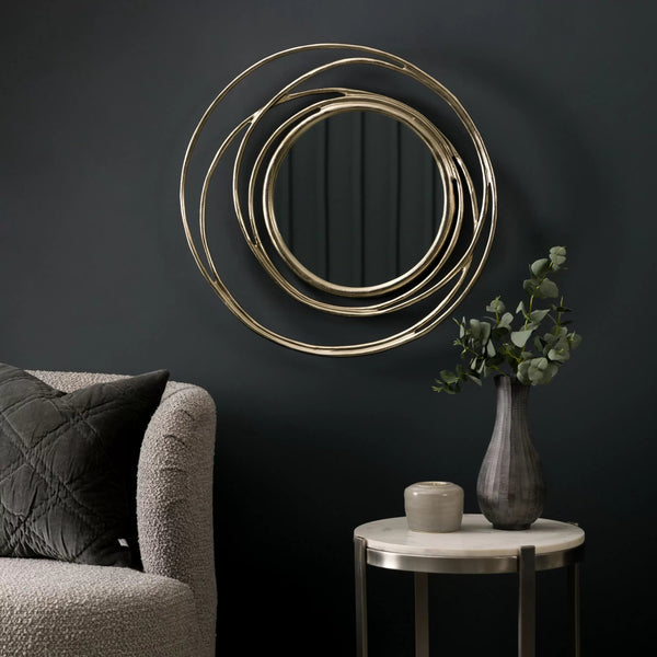 Alvarez Mirror Satin Gold - Distinctly Living