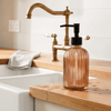Amber Glass Soap Dispenser - Distinctly Living