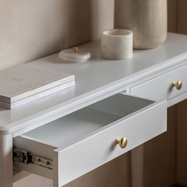 Amerlie Slender Console in Black or White - Distinctly Living