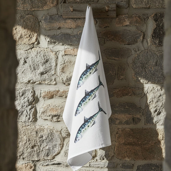Anchovy Marine Life Tea Towel - Distinctly Living