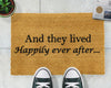 And they lived happily ever after doormat - Distinctly Living