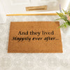 And they lived happily ever after doormat - Distinctly Living