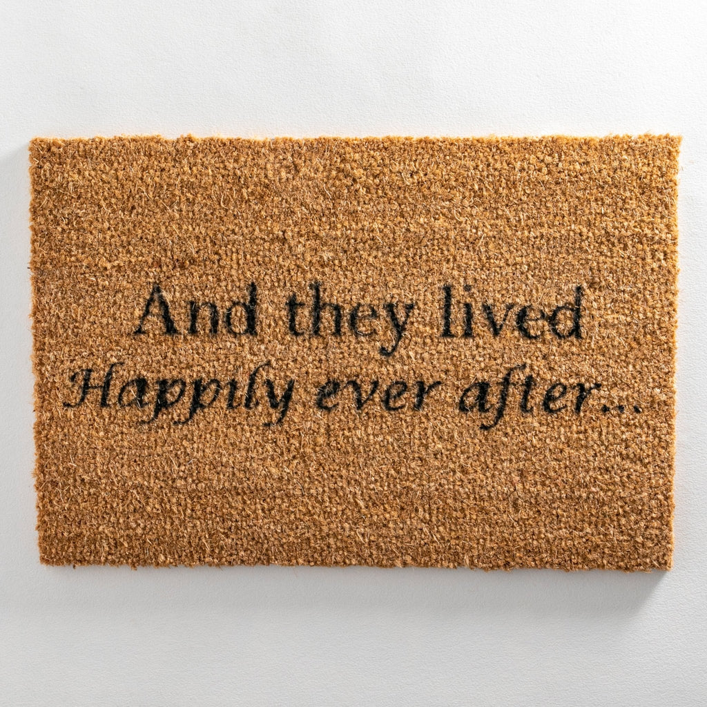 And they lived happily ever after doormat - Distinctly Living