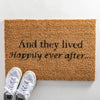 And they lived happily ever after doormat - Distinctly Living