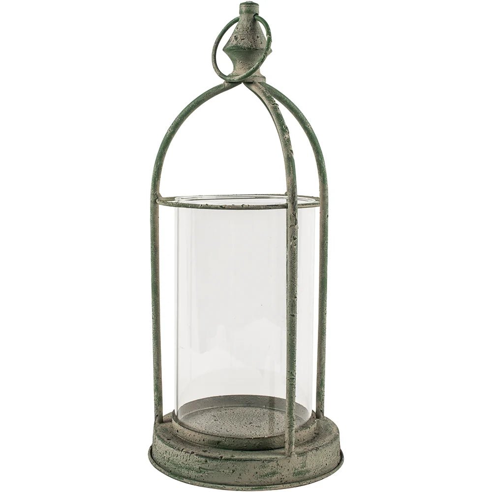 Antique Green Garden Hurricane - Distinctly Living