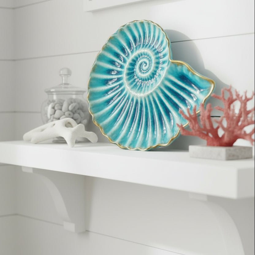 Aqua Shell Dish - Distinctly Living