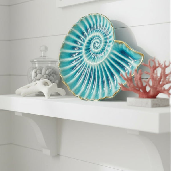 Aqua Shell Dish - Distinctly Living