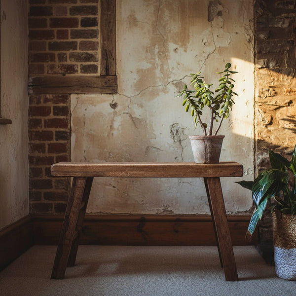 Aries Wooden Bench - Distinctly Living