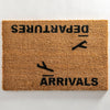 Arrivals and Departures Doormat - Distinctly Living