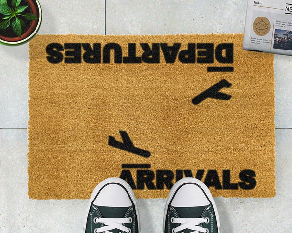 Arrivals and Departures Doormat - Distinctly Living