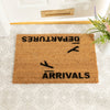 Arrivals and Departures Doormat - Distinctly Living