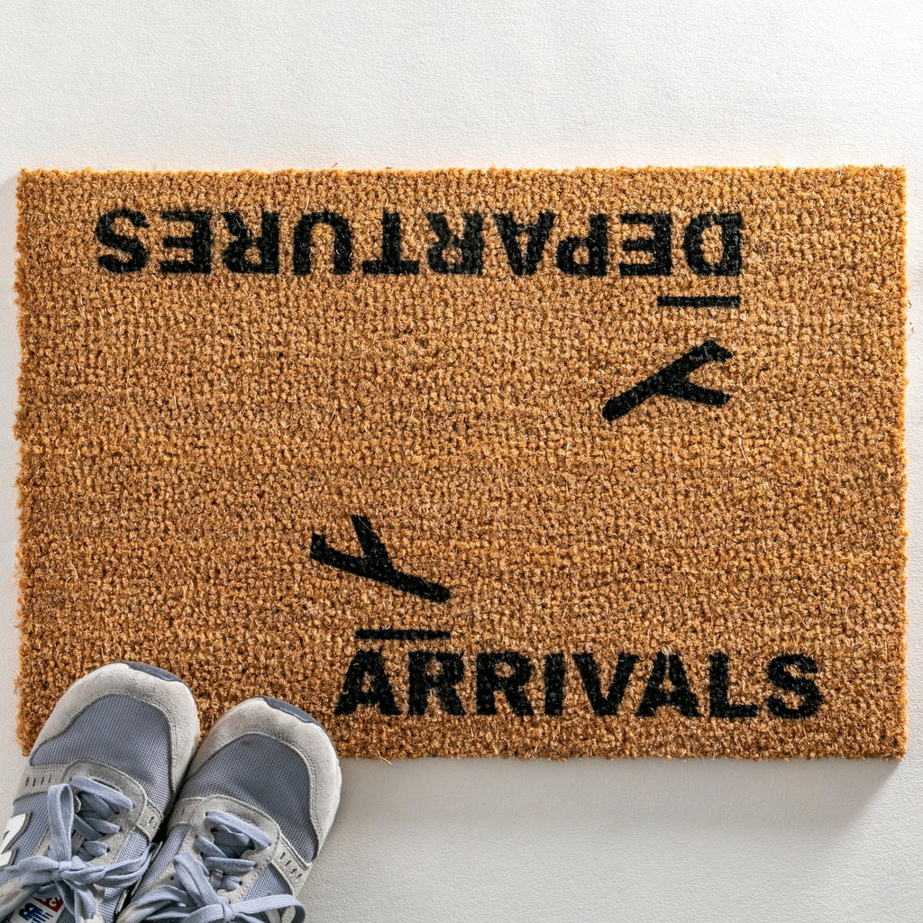 Arrivals and Departures Doormat - Distinctly Living