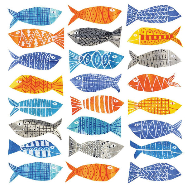 Atlantic Fish Cocktail Napkin - Distinctly Living