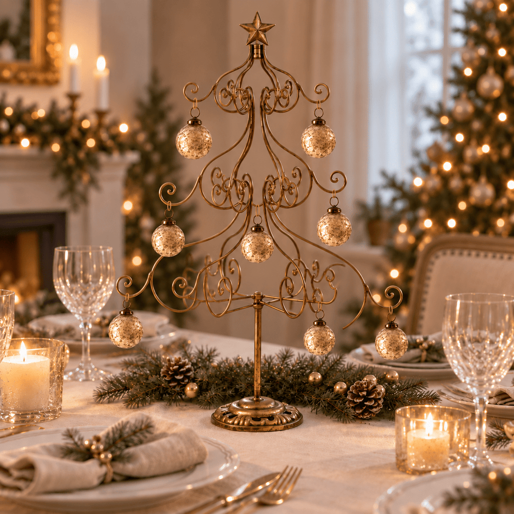 Aurelio Gold Bauble Display Tree - Distinctly Living