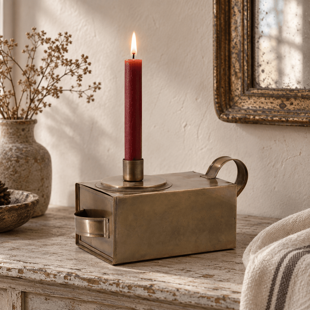 Bastien Antique Brass Candle Box - Distinctly Living