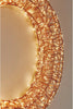 Battery or Mains Shimmer and Shine LED Circle - 25cm Copper - Distinctly Living