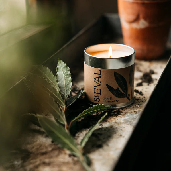 Bay and Rosemary Candle Tin - Distinctly Living