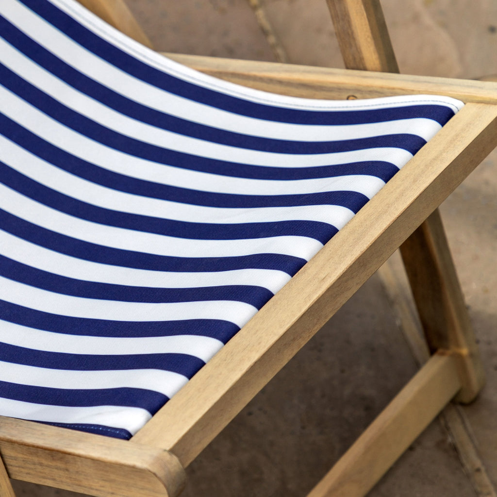 Beach Stripe Deckchair - Distinctly Living