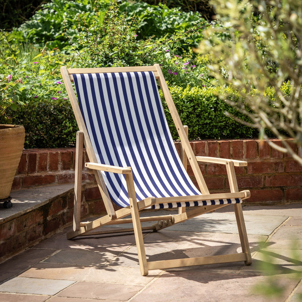 Beach Stripe Deckchair - Distinctly Living