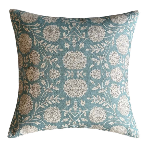 Bellora Blue Floral Cushion - Distinctly Living