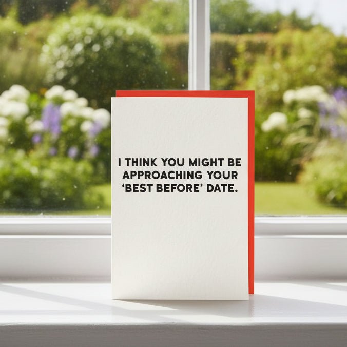 Best Before Greeting Card - Distinctly Living