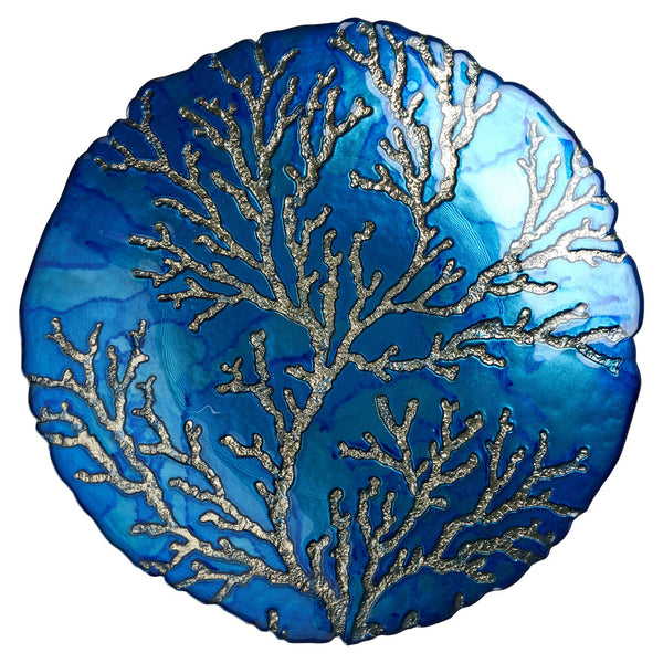 Blue and Gold Coral Bowl - Distinctly Living