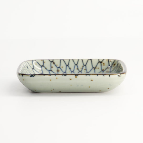 Blue Grid Dipping Bowl - Distinctly Living