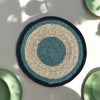 Blue & Natural Seagrass Placemats Set of 4 - Distinctly Living